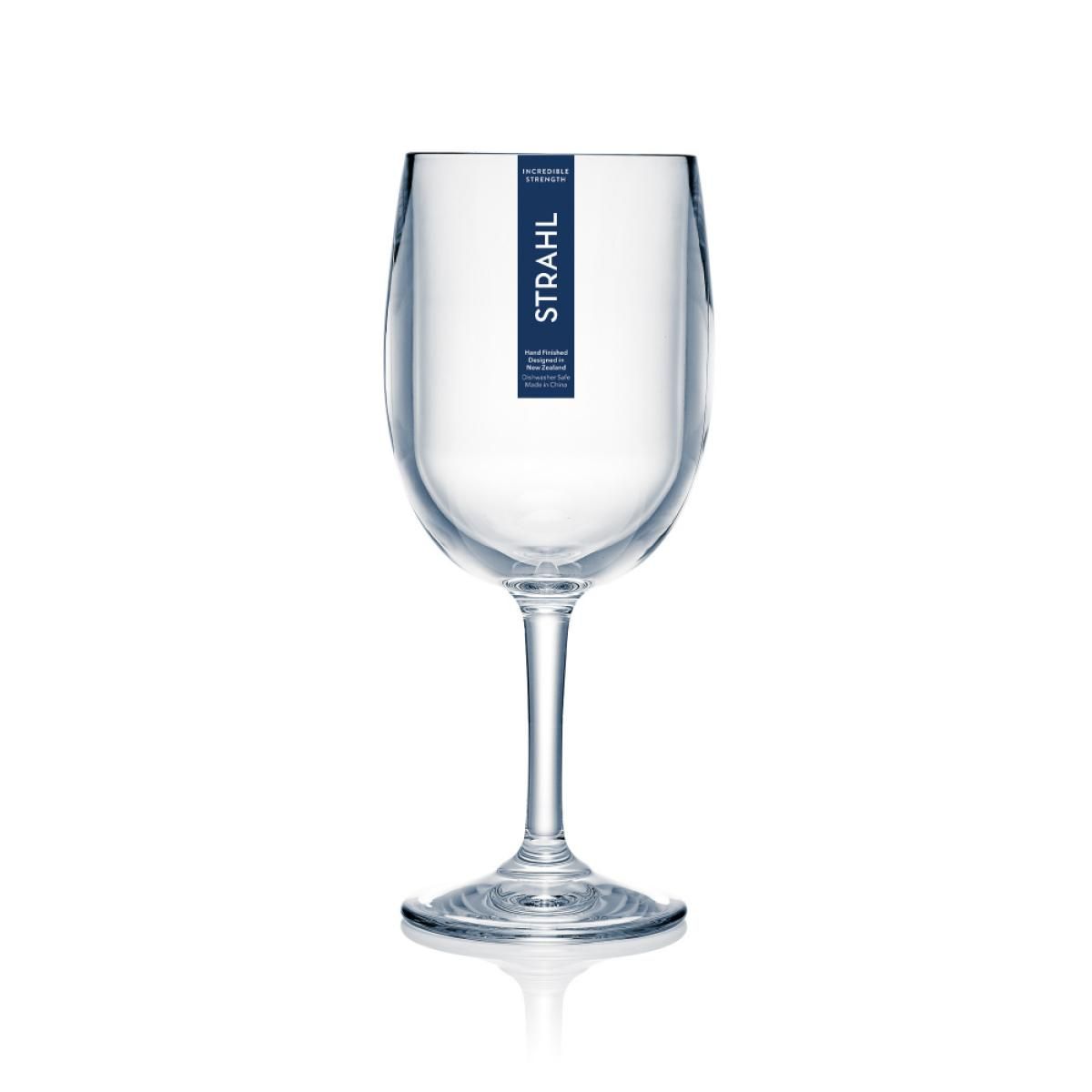 STRAHL Vinglass (384ml) i Hardplast (polykarbonat) 1 stk