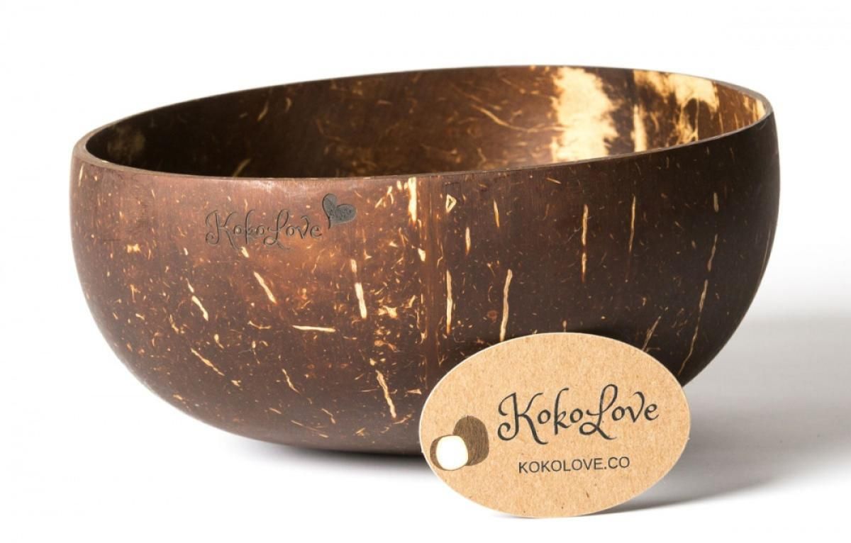 KOKOLOVE Bolle i naturprodukt (kokosnøtt), stor