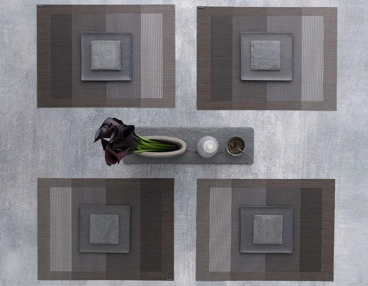 CHILEWICH Color Tempo Spisebrikke 36x48cm SLATE
