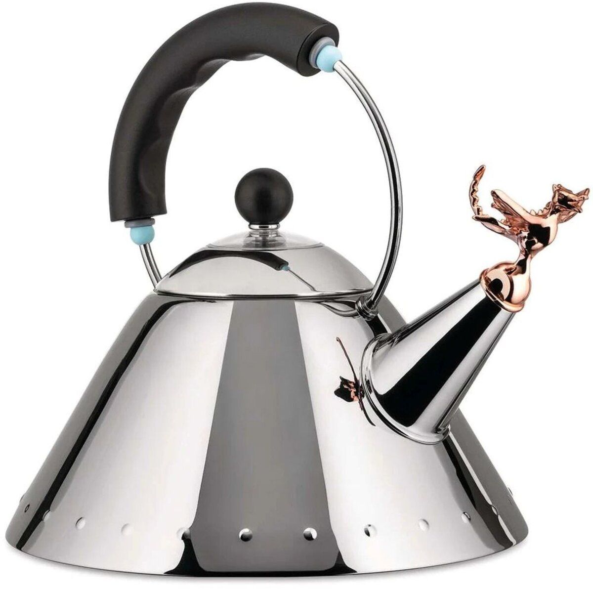 ALESSI TEA REX Vannkoker med drageformet fløyte