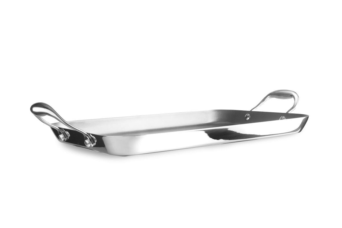 IBILI Stekeplate/grillplate i 3-lags stål for induksjon 38x25cm