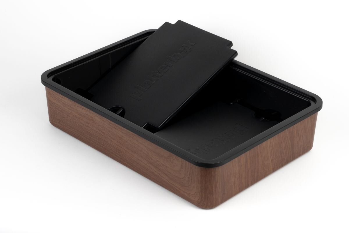 PLATTERBOX Walnut | Smart matboks med rom for piknik