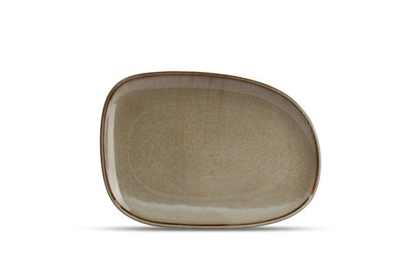 Hovedbilde FINE2DINE Ceres Tallerken 33x23cm | Grågrønn