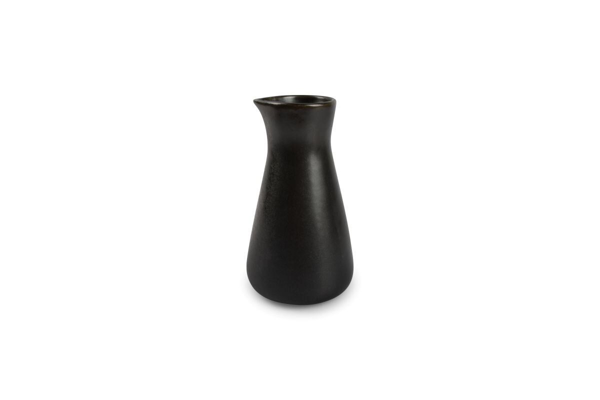 FINE2DINE Ceres Sausmugge 46cl | Svart porselen