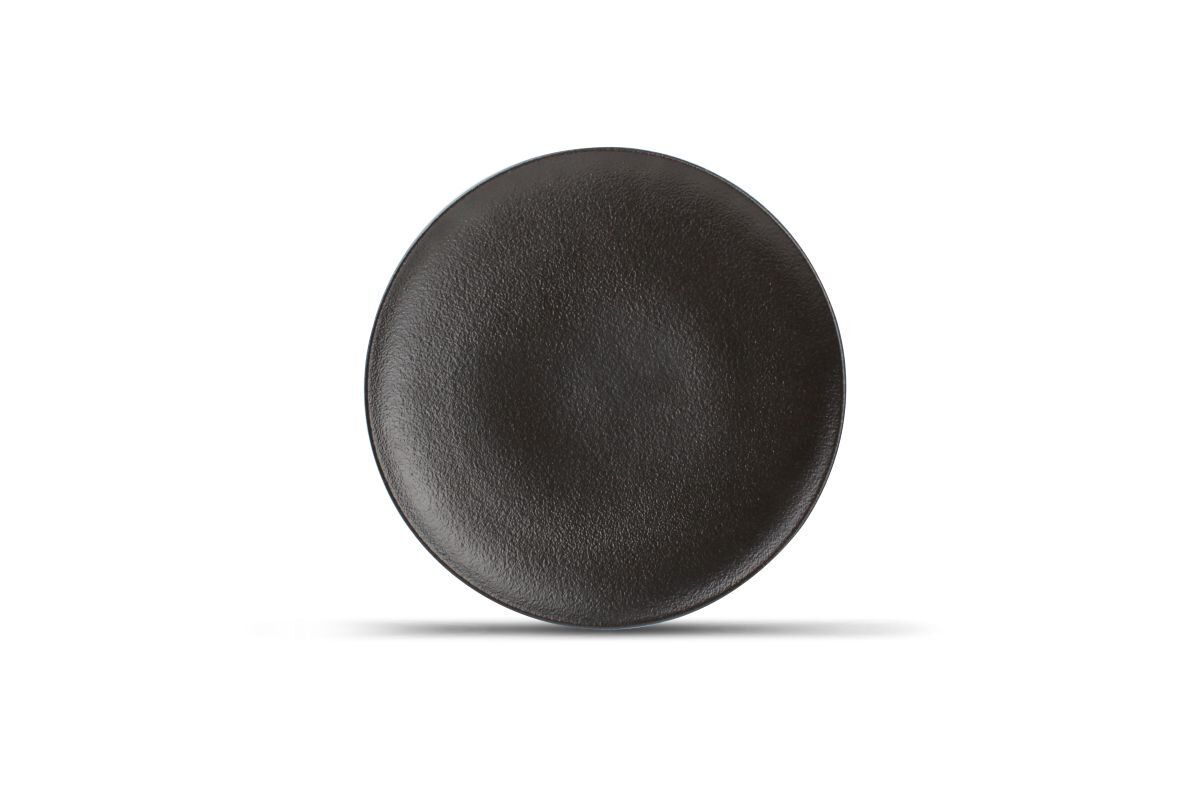 FINE2DINE Dusk Rund Tallerken Ø21cm | Sort
