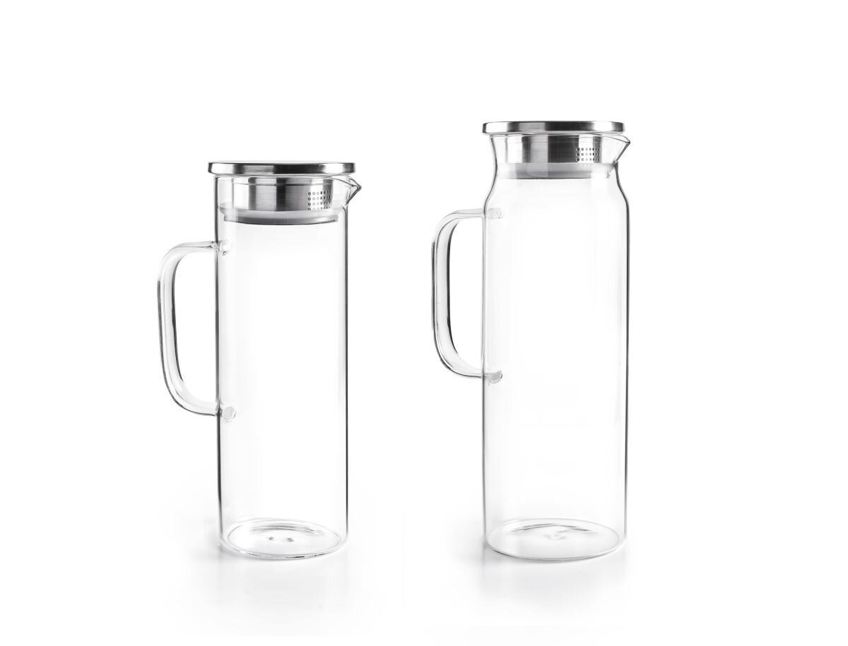 IBILI Kjøleskapsmugge i borosilikatglass | 1,1 liter