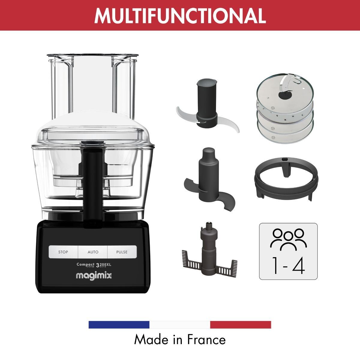 MAGIMIX Food processor CS3200 XL Black