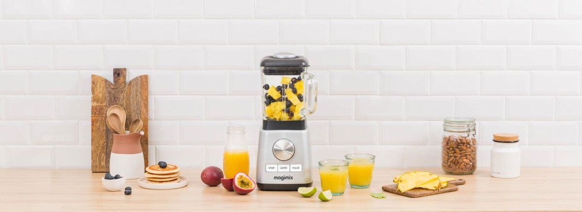 MAGIMIX Blender Power 3 Matte Chrome