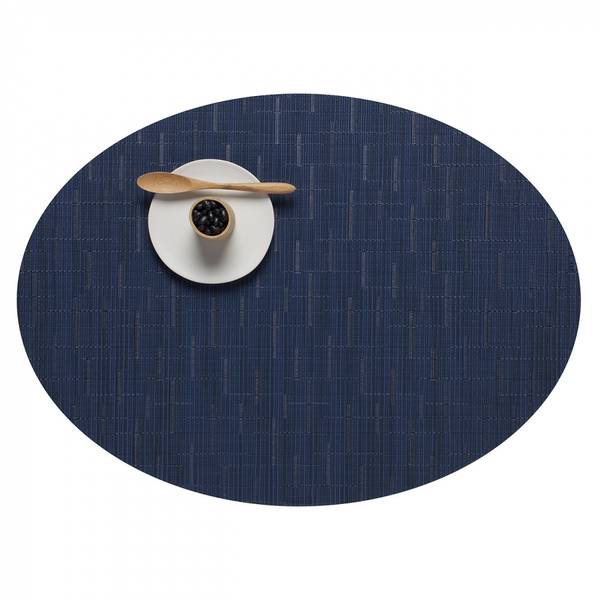 Hovedbilde CHILEWICH Bamboo Spisebrikke 36x49cm LAPIS Oval