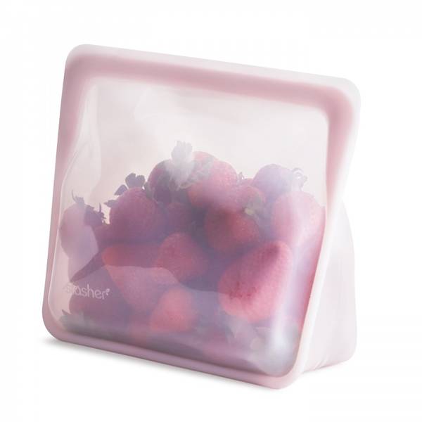 Hovedbilde STASHER Silikonpose Stand-Up Medium Lys Rosa